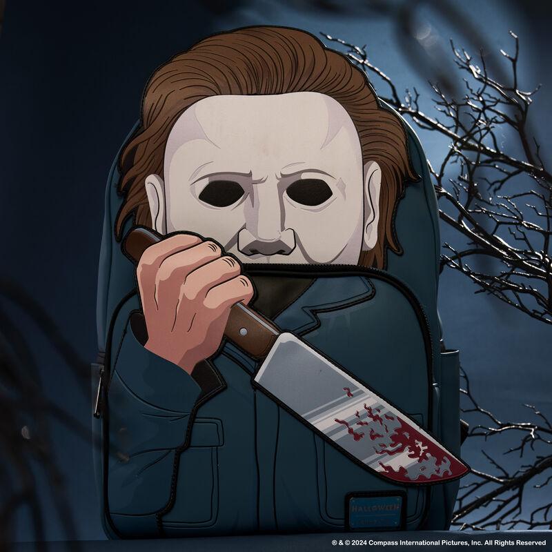 loungefly Halloween Michael Myers Cosplay Glow Full-Size Backpack