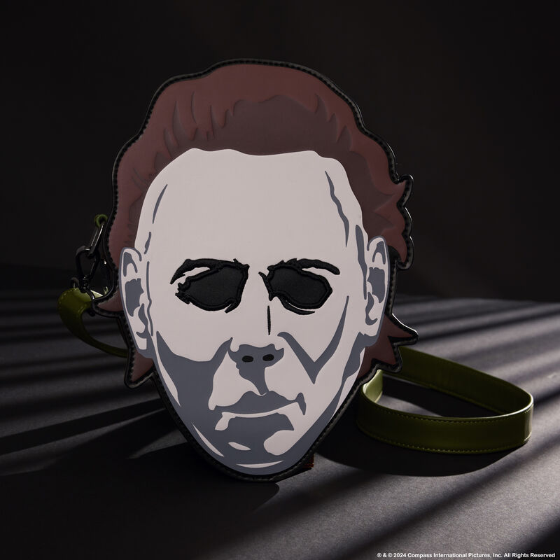 loungefly Halloween Michael Myers Mask Glow Crossbody Bag