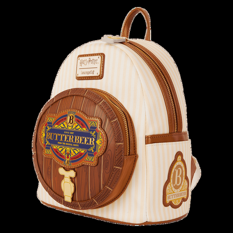 Loungefly Harry Potter Butterbeer Barrel Scented Mini Backpack