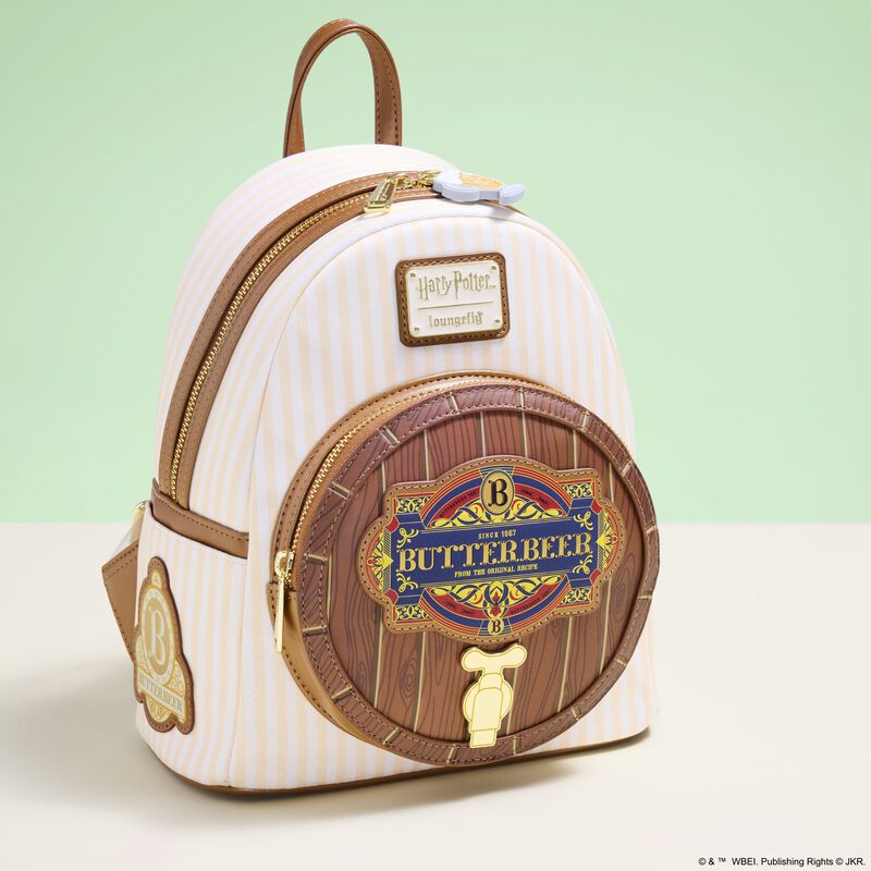 loungefly Harry Potter Butterbeer Barrel Scented Mini Backpack