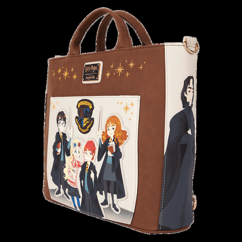 Loungefly Harry Potter Hogwarts Convertible Backpack & Tote Crossbody Bag