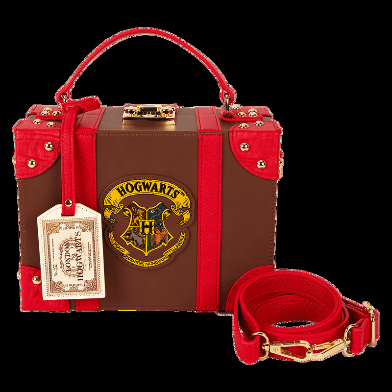 Loungefly Harry Potter Hogwarts Express Luggage Trunk Crossbody Bag