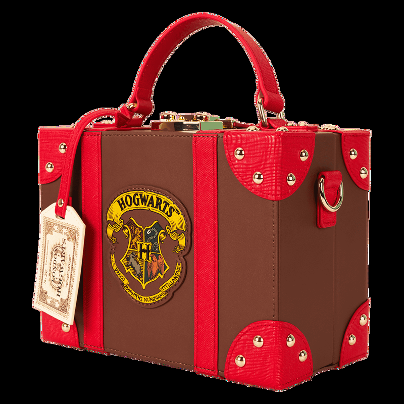 Loungefly Harry Potter Hogwarts Express Luggage Trunk Crossbody Bag