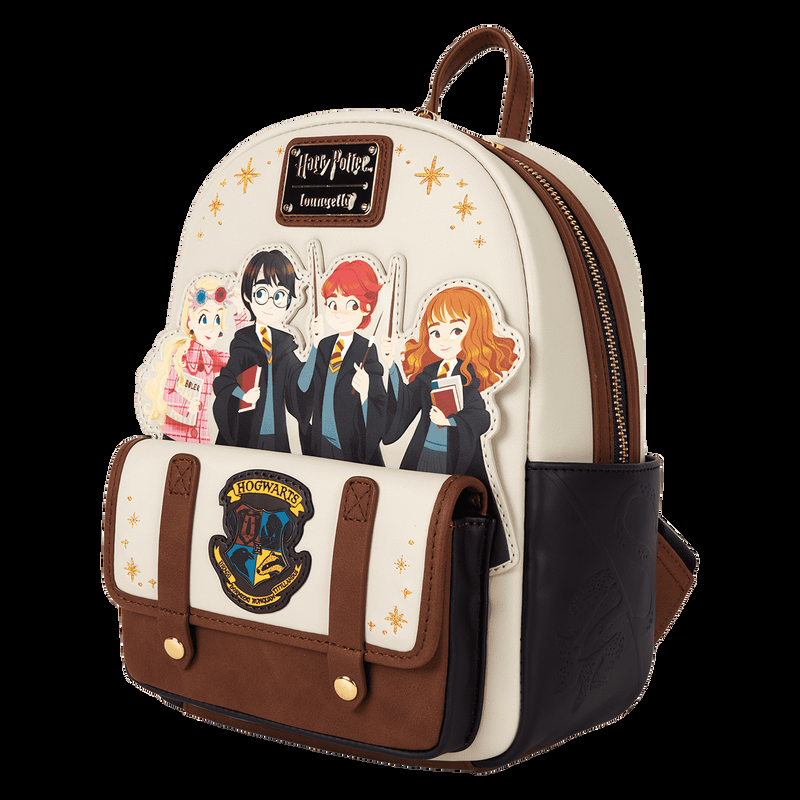 Loungefly Harry Potter Hogwarts Flap Pocket Mini Backpack
