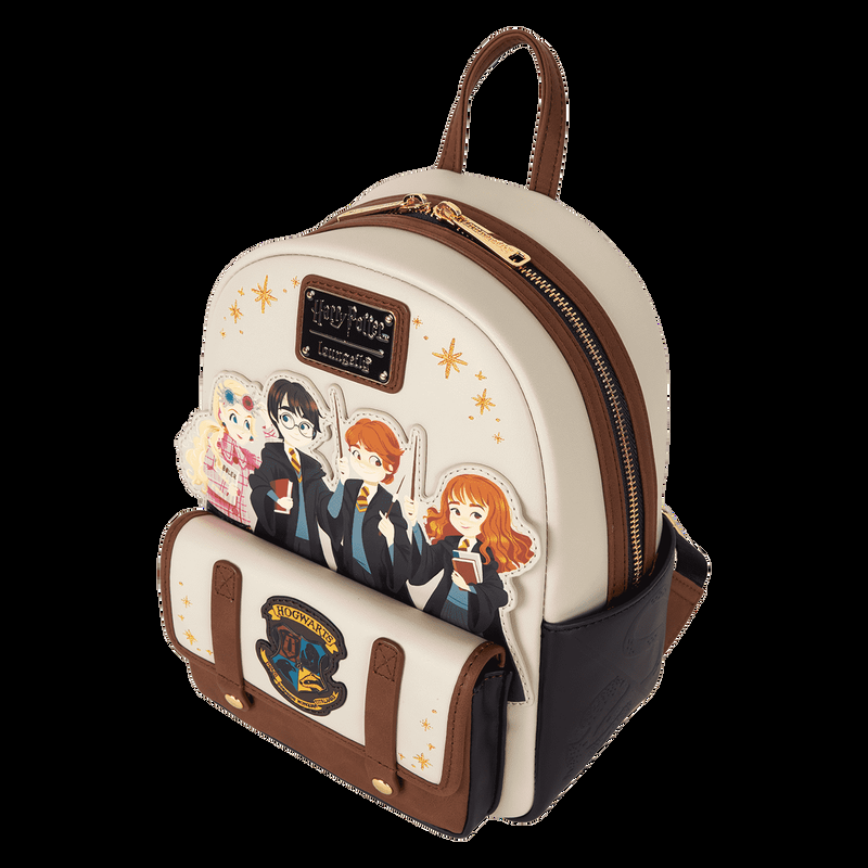 Loungefly Harry Potter Hogwarts Flap Pocket Mini Backpack