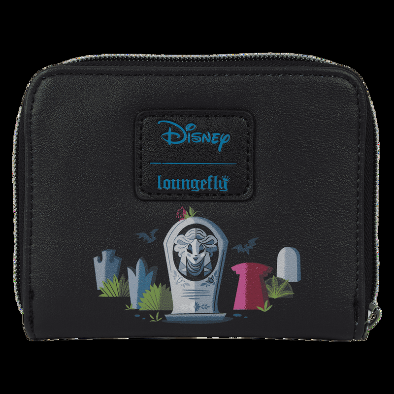 loungefly Haunted Mansion Exclusive Hitchhiking Ghosts Zip Around Wallet
