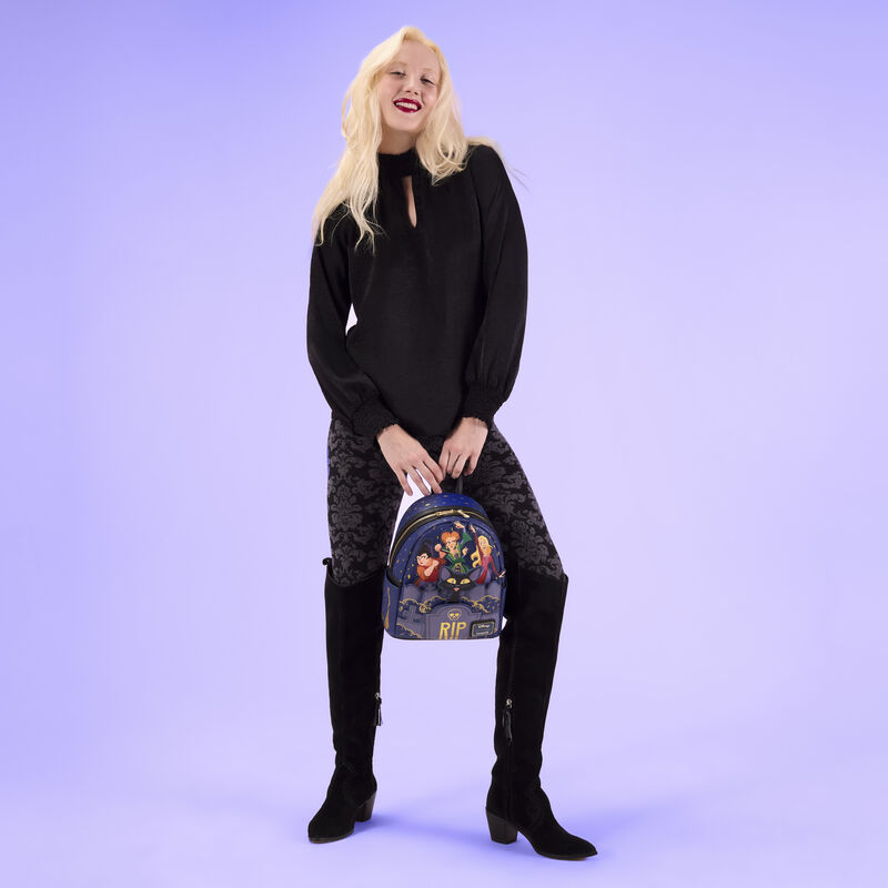 Loungefly Hocus Pocus Sanderson Sisters Graveyard Mini Backpack