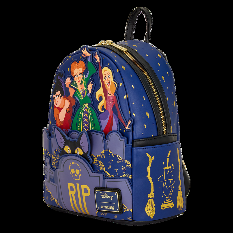 Loungefly Hocus Pocus Sanderson Sisters Graveyard Mini Backpack