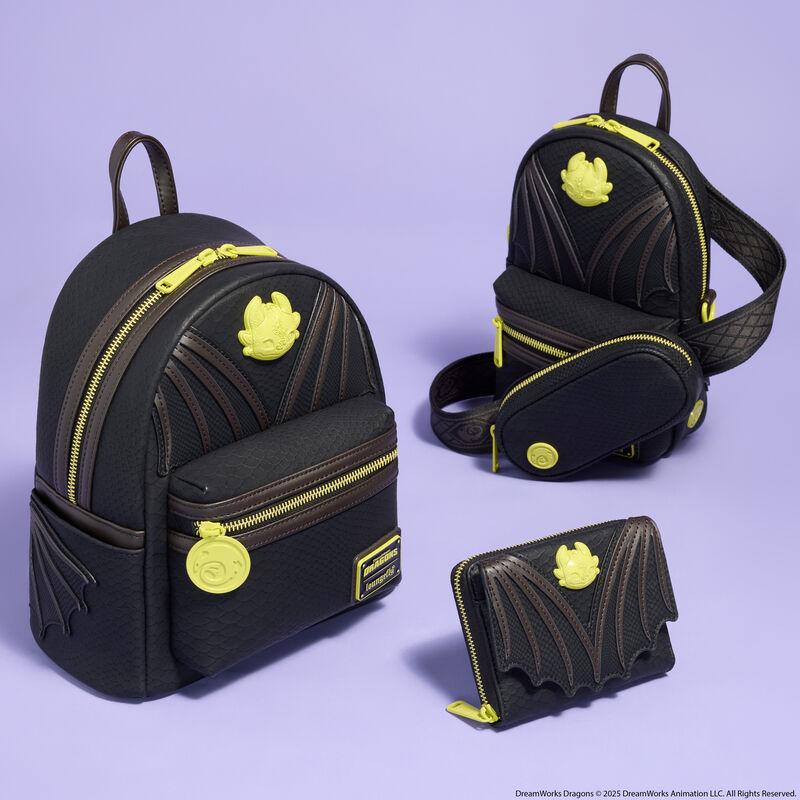 Loungefly How To Train Your Dragon Night Fury Mini Backpack