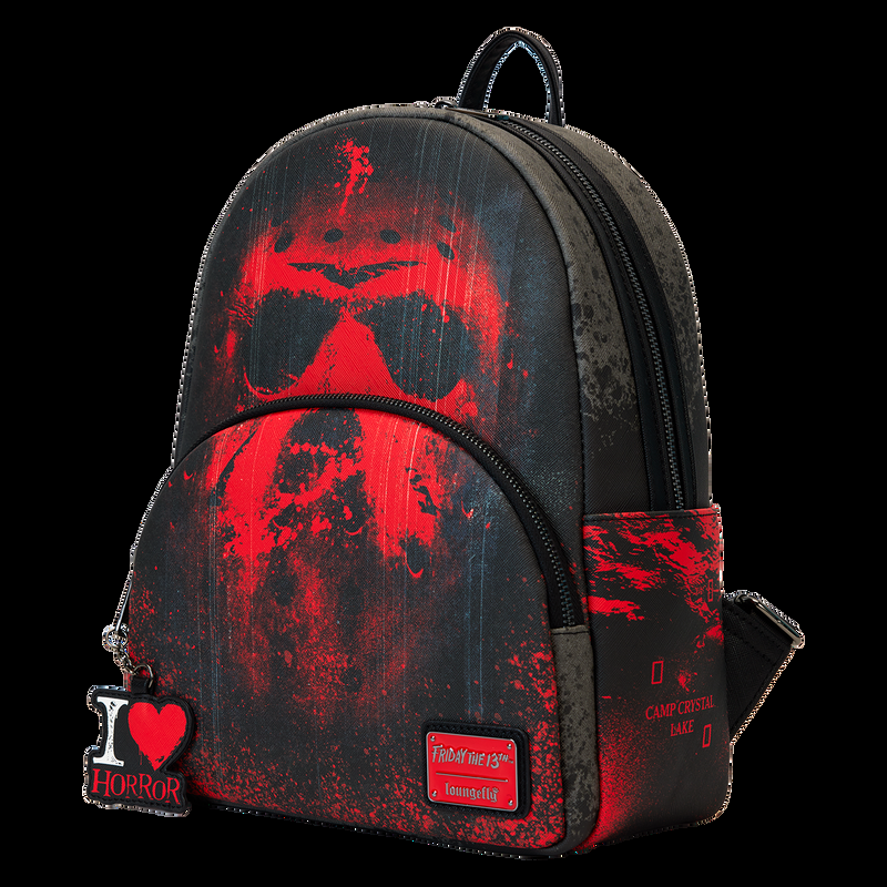 Loungefly I Heart Horror Friday The 13th Mini Backpack