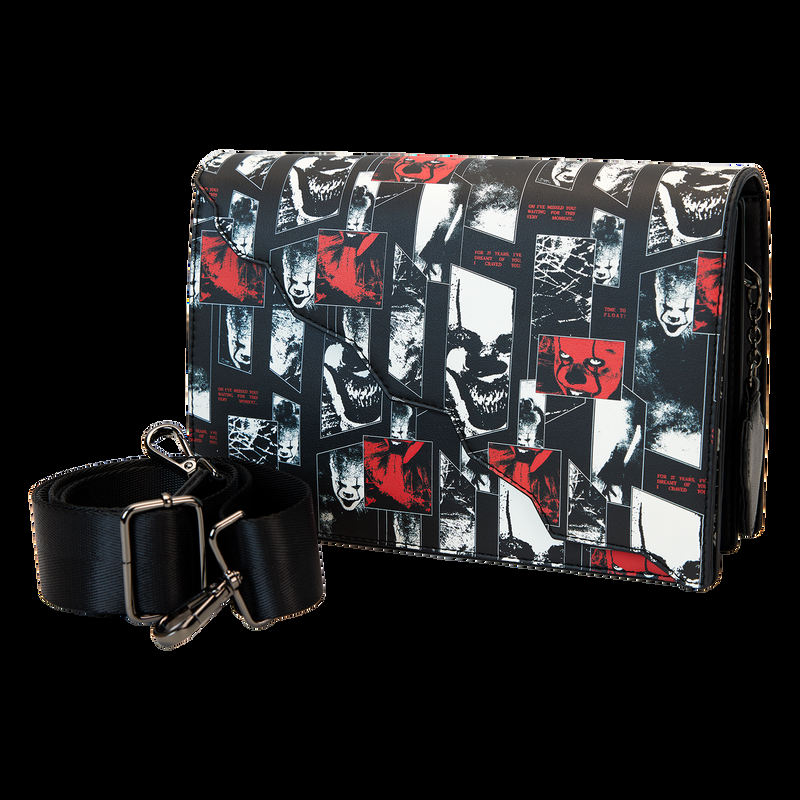 Loungefly I Heart Horror It Pennywise Glow Crossbody Bag