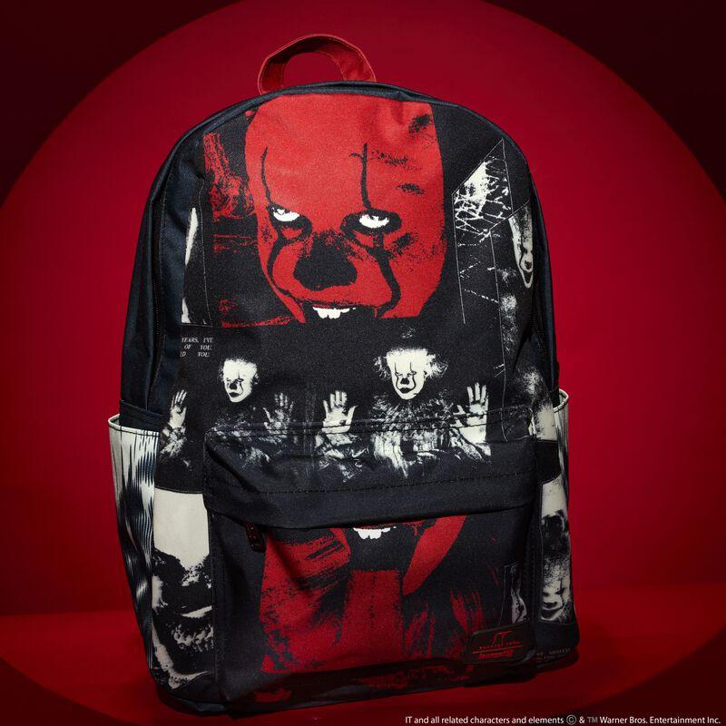 loungefly I Heart Horror It Pennywise Glow Full-Size Backpack