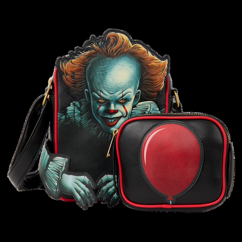 Loungefly IT Pennywise Crossbuddies® Cosplay Crossbody Bag With Coin Bag