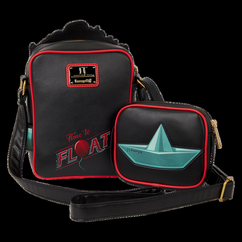 Loungefly IT Pennywise Crossbuddies® Cosplay Crossbody Bag With Coin Bag