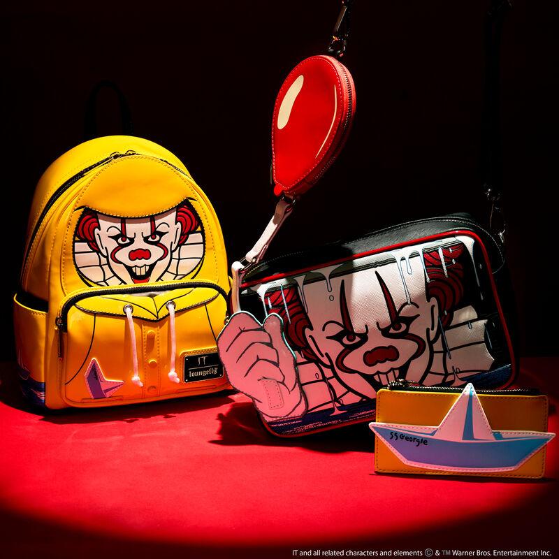 Loungefly It Pennywise Raincoat Cosplay Glow Mini Backpack