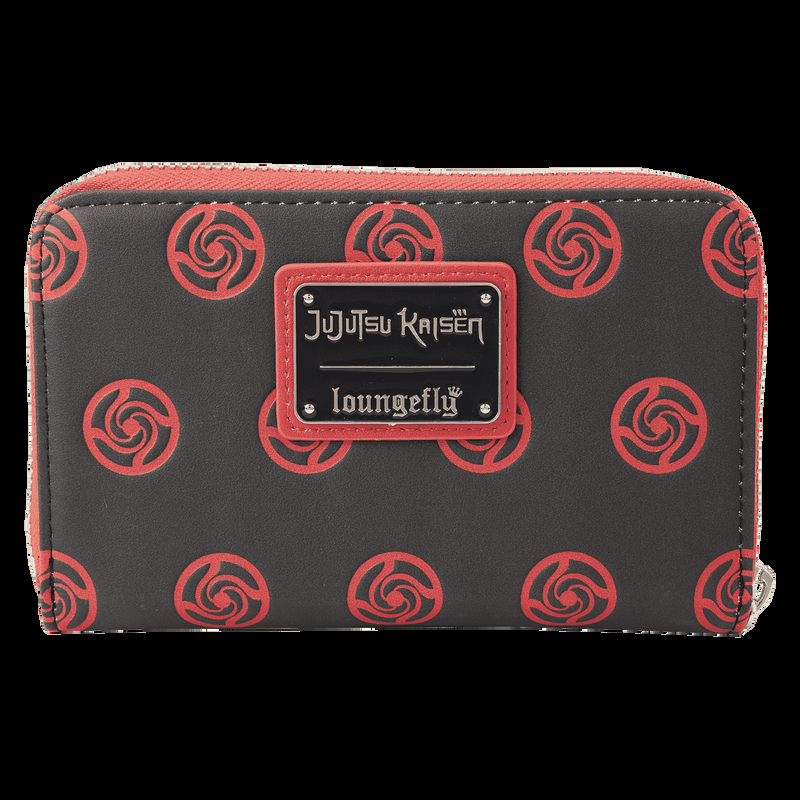 loungefly Jujutsu Kaisen Exclusive First Years and Gojo Sensei Zip Around Wallet