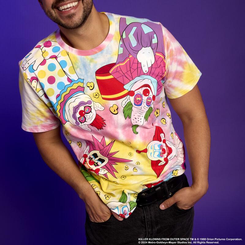 loungefly Killer Klowns from Outer Space Tie-Dye Unisex Tee