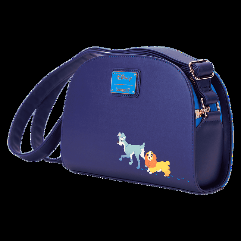 Loungefly Lady And The Tramp 70th Anniversary Crossbody Bag