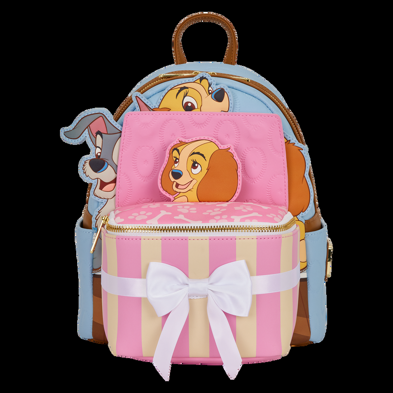 Loungefly Lady And The Tramp Exclusive Puppies Pop-Up Mini Backpack