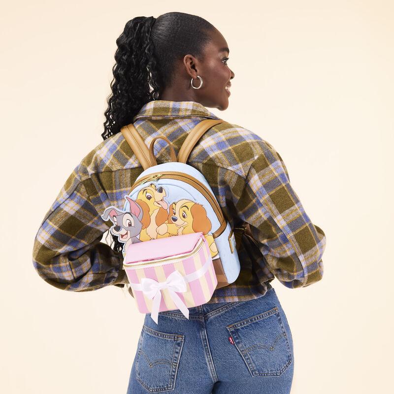 loungefly Lady and the Tramp Exclusive Puppies Pop-Up Mini Backpack