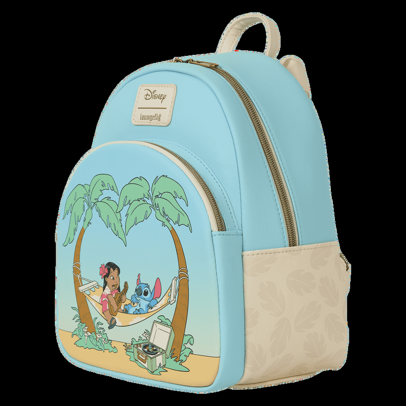 loungefly Lilo & Stitch Exclusive Beach Hammock Mini Backpack