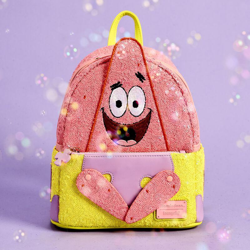loungefly Limited Edition SpongeBob SquarePants Patrick Star Sequin Cosplay Mini Backpack