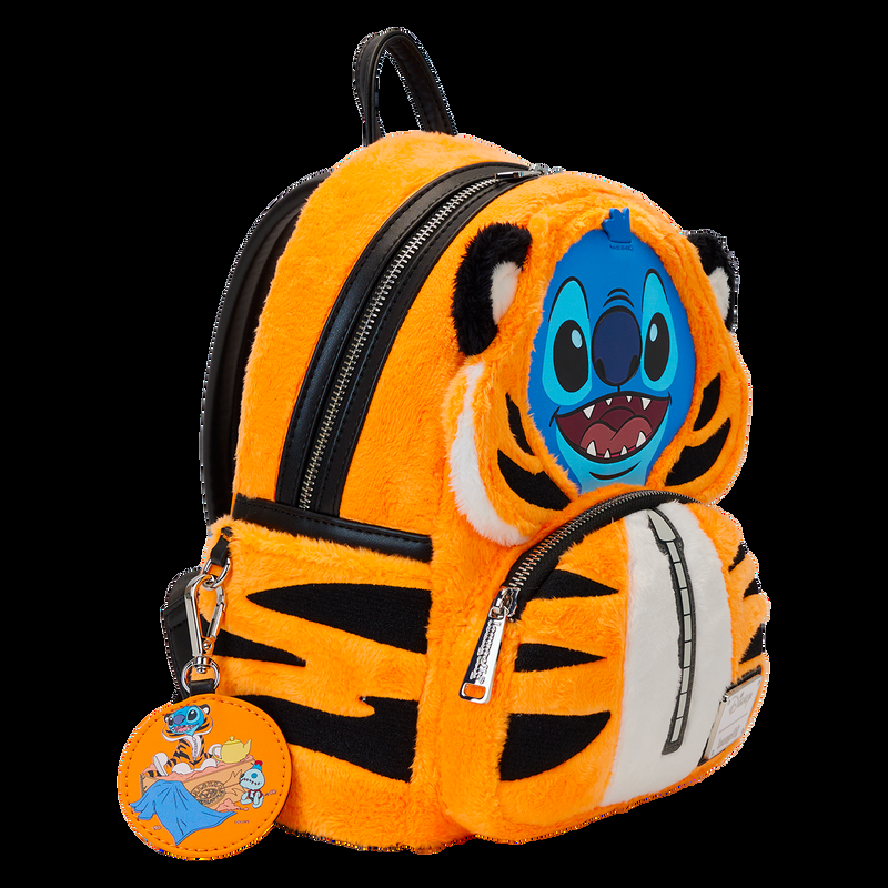 Loungefly Limited Edition Stitch In Rajah Costume Plush Cosplay Mini Backpack