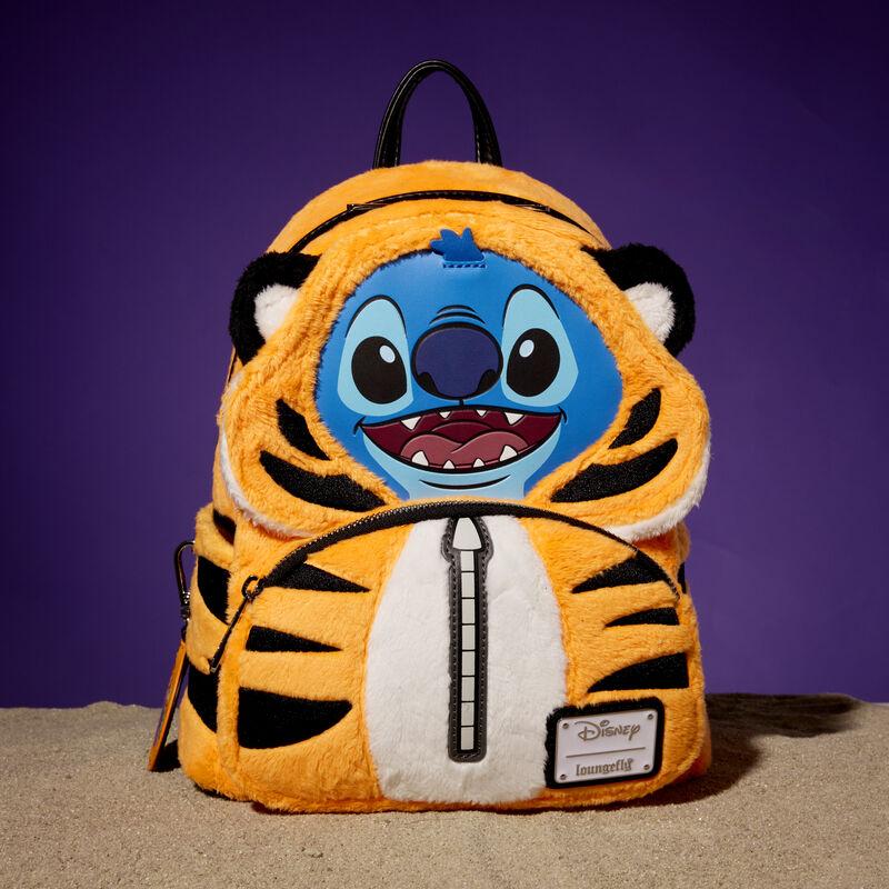 loungefly Limited Edition Stitch In Rajah Costume Plush Cosplay Mini Backpack