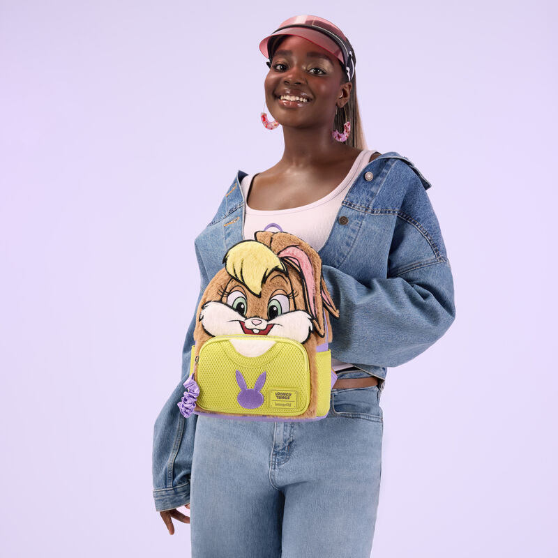 Loungefly Looney Tunes Lola Bunny Plush Cosplay Mini Backpack