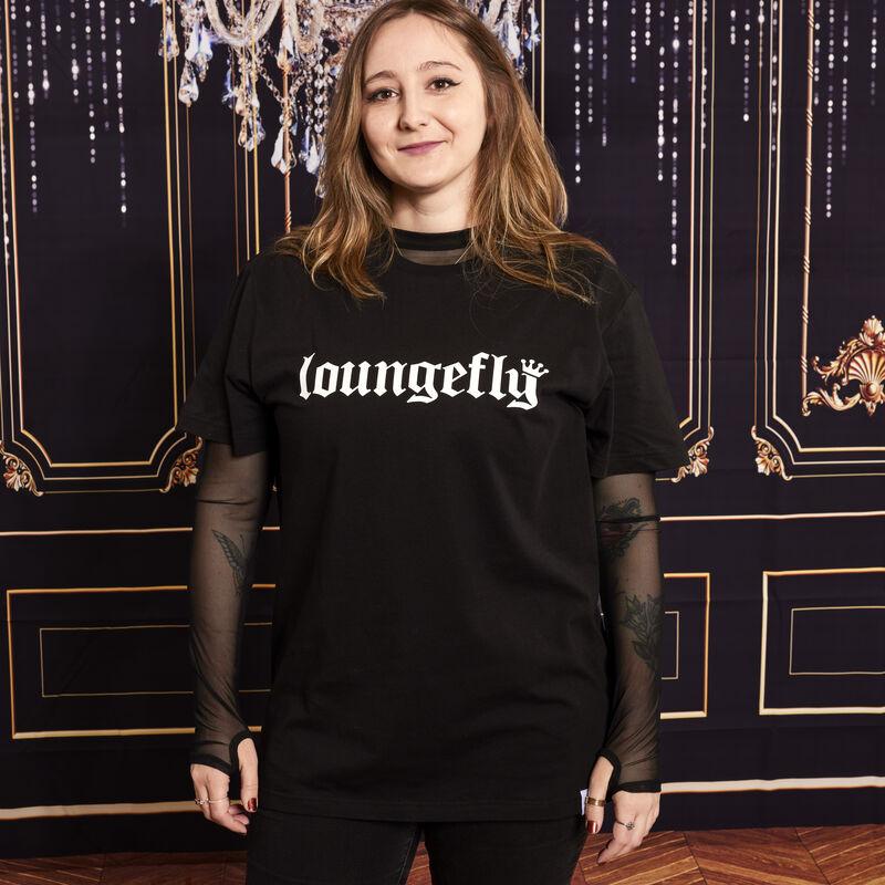 loungefly Loungefly 25th Anniversary Logo Black Unisex Tee