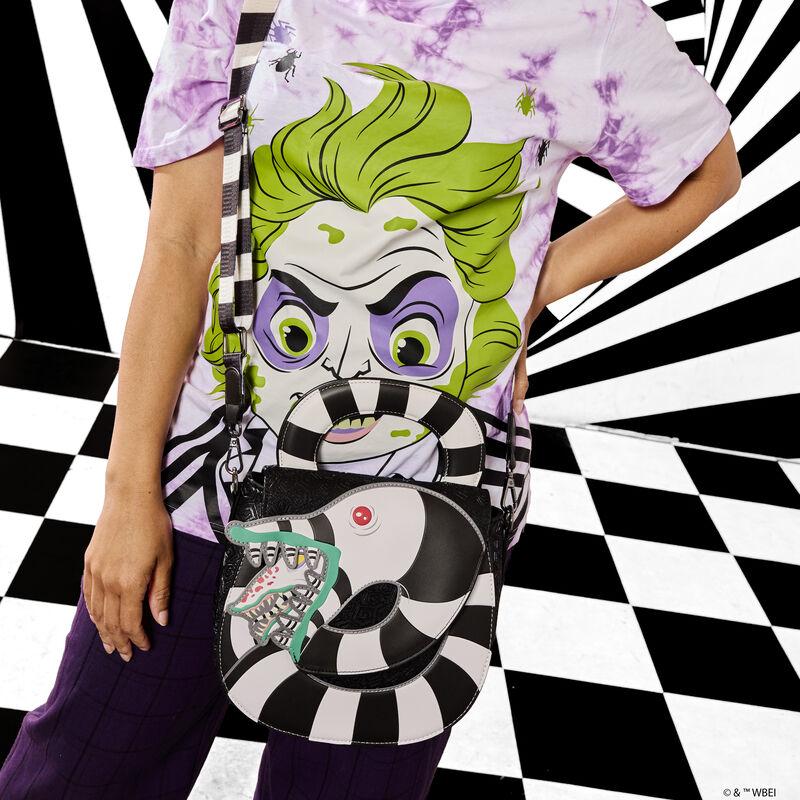 loungefly Beetlejuice Sandworm Crossbody Bag