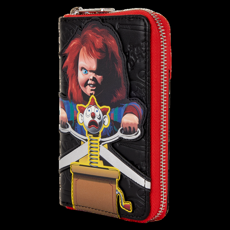 Loungefly Chucky Clown Cosplay Zip Around Wallet
