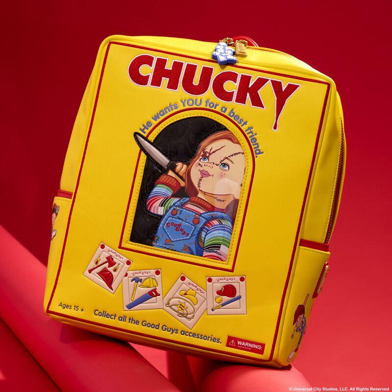 loungefly Chucky Good Guys Box Mini Backpack