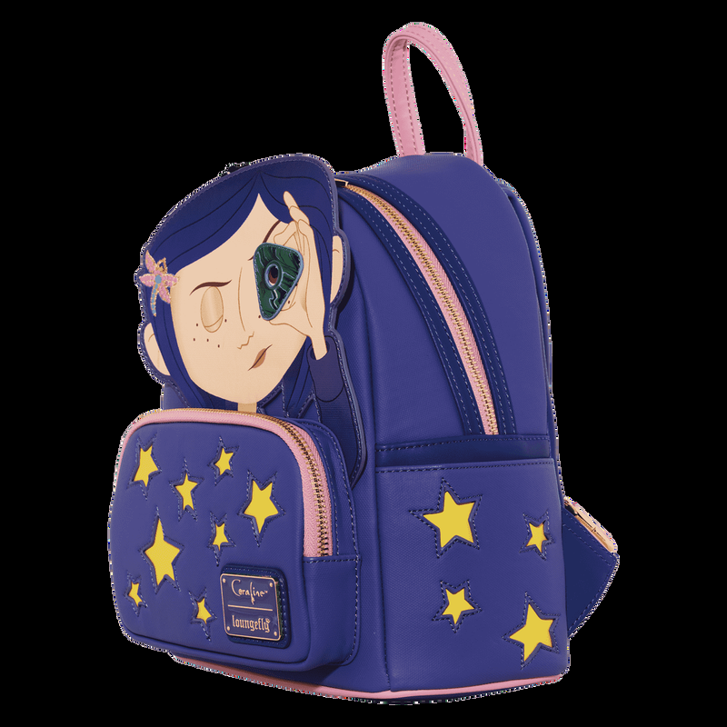 Loungefly Coraline Stars Cosplay Mini Backpack