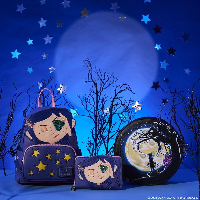 loungefly Coraline Stars Cosplay Mini Backpack