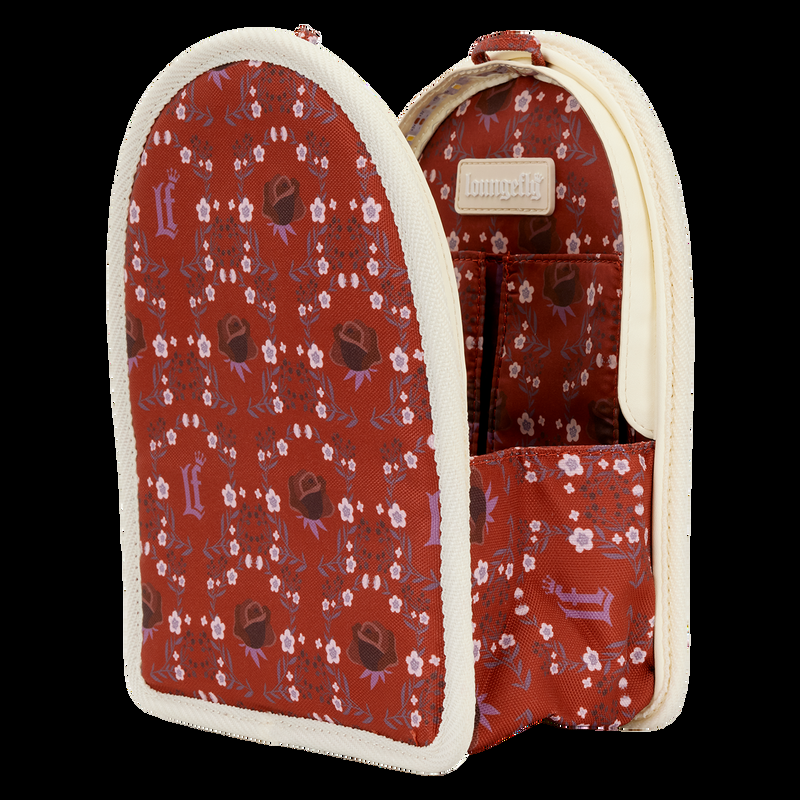 loungefly Loungefly Cream & Red Floral Light-Up Mini Backpack Bag Organizer Insert