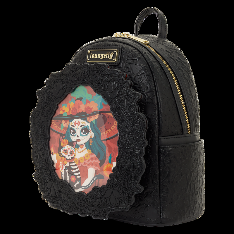 Loungefly Loungefly Día De Los Muertos La Catrina Photo Insert Mini Backpack