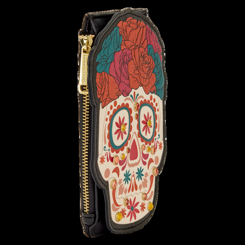 Loungefly Loungefly Día De Los Muertos Sugar Skull Large Card Holder