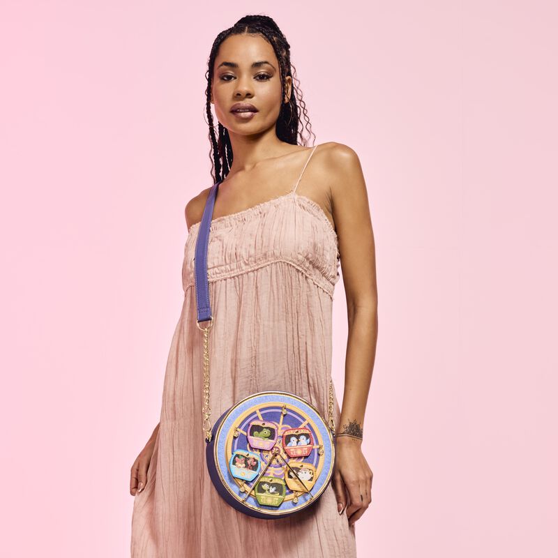 loungefly Disney Princess Carousel Crossbody Bag