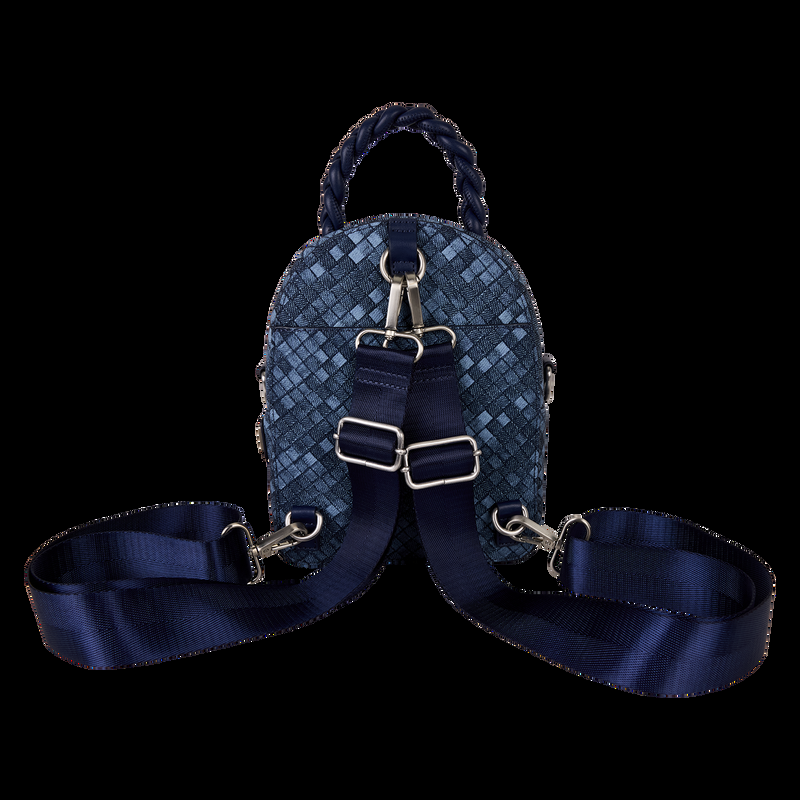 Loungefly Loungefly Faux Denim Convertible Mini Backpack & Crossbody Bag