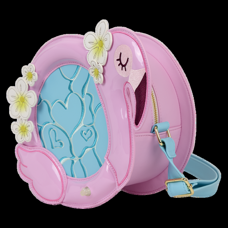 Loungefly Loungefly Flamingo Pool Float Figural Crossbody Bag With Coin Bag