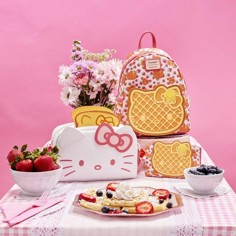 Loungefly Hello Kitty Breakfast Waffle Flap Wallet