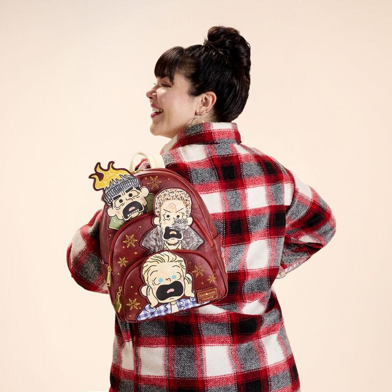 Loungefly Home Alone Triple Pocket Mini Backpack