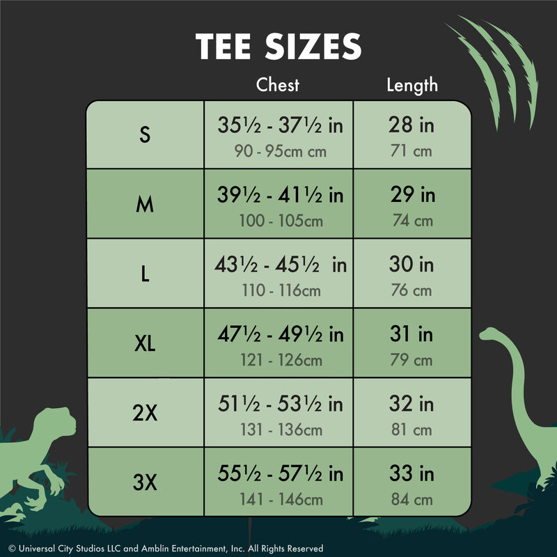 Loungefly Jurassic World Jungle Scene Unisex Tee