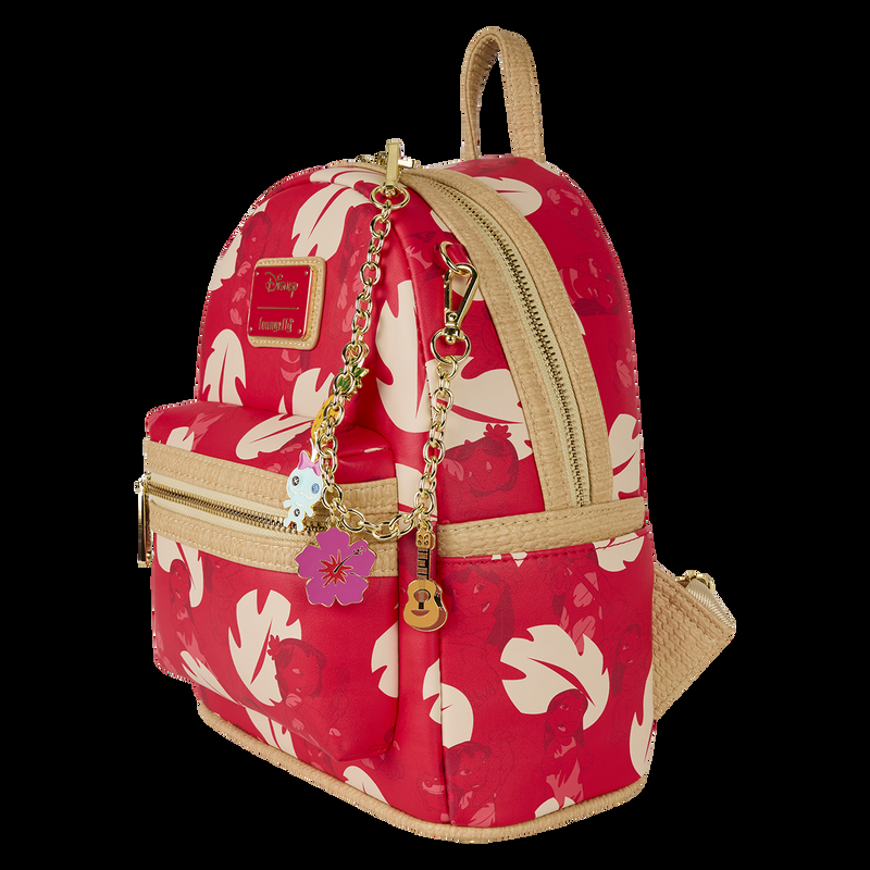Loungefly Lilo & Stitch Charm Cosplay Mini Backpack
