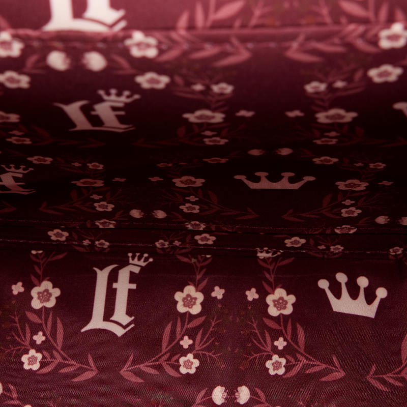 Loungefly Loungefly Cream & Red Floral Crossbody Bag