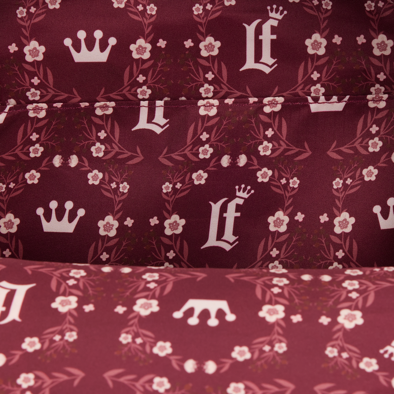 Loungefly Loungefly Cream & Red Floral Mini Backpack