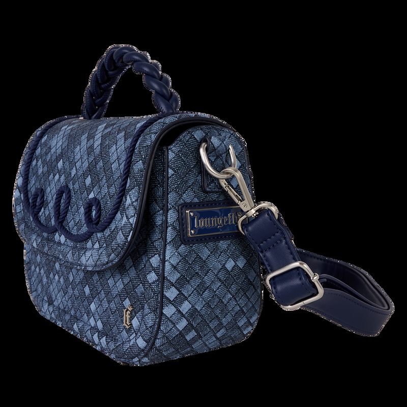 Loungefly Loungefly Faux Denim Crossbody Bag