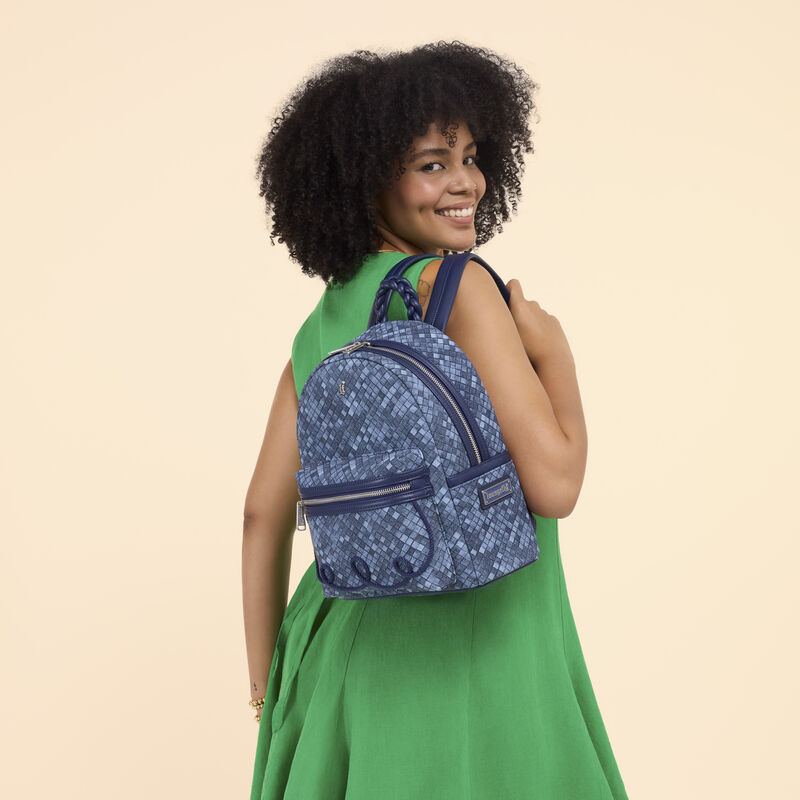loungefly Loungefly Faux Denim Mini Backpack