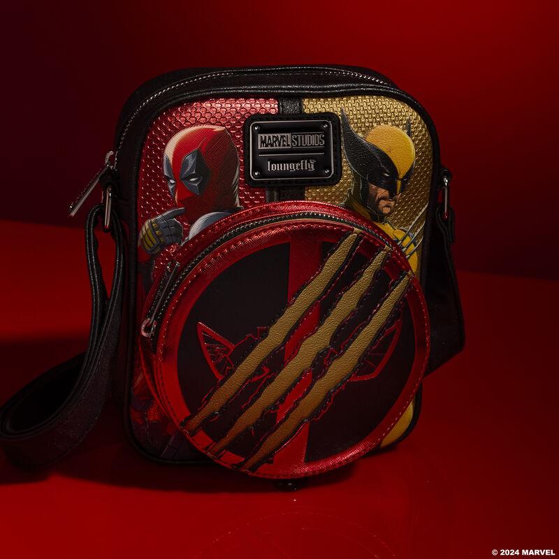 loungefly Marvel Deadpool & Wolverine Crossbody Bag